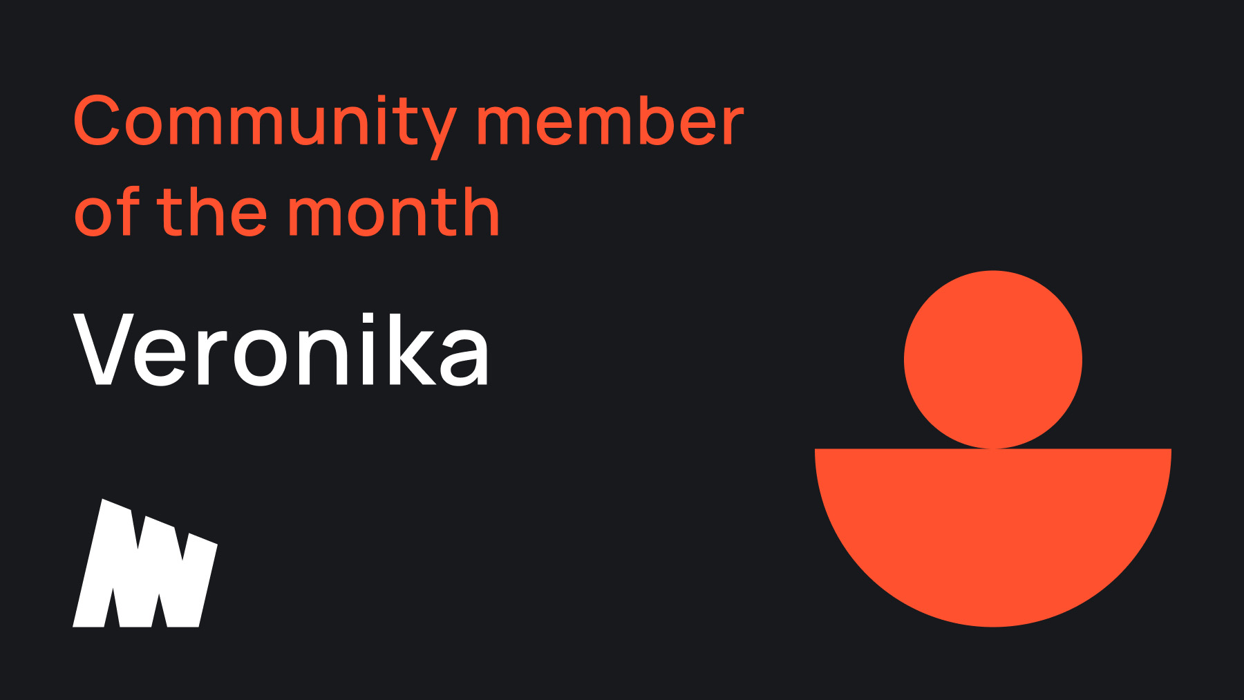 Community member of the month veronika nov 05 2022
